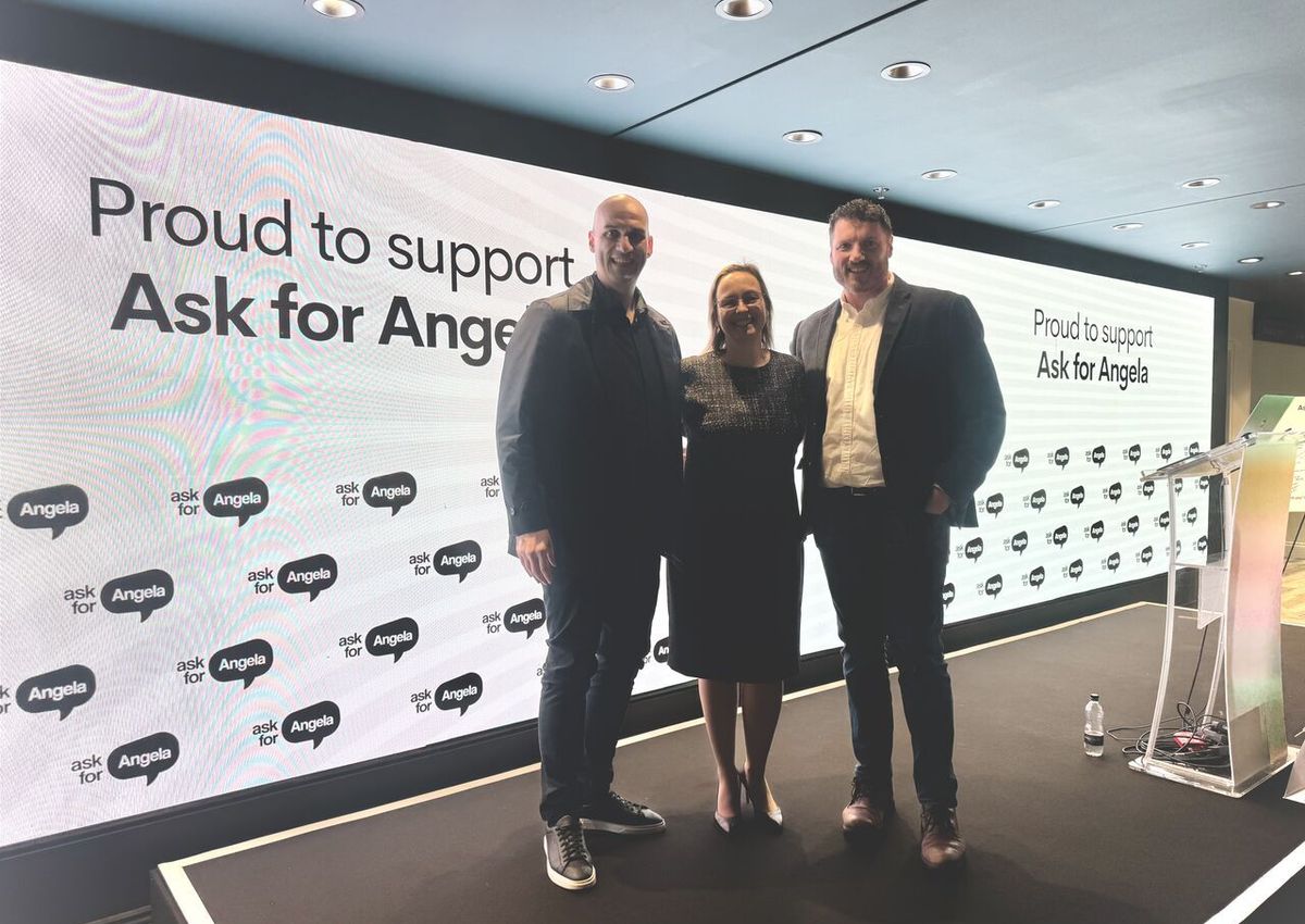 At the Ask for Angela launch