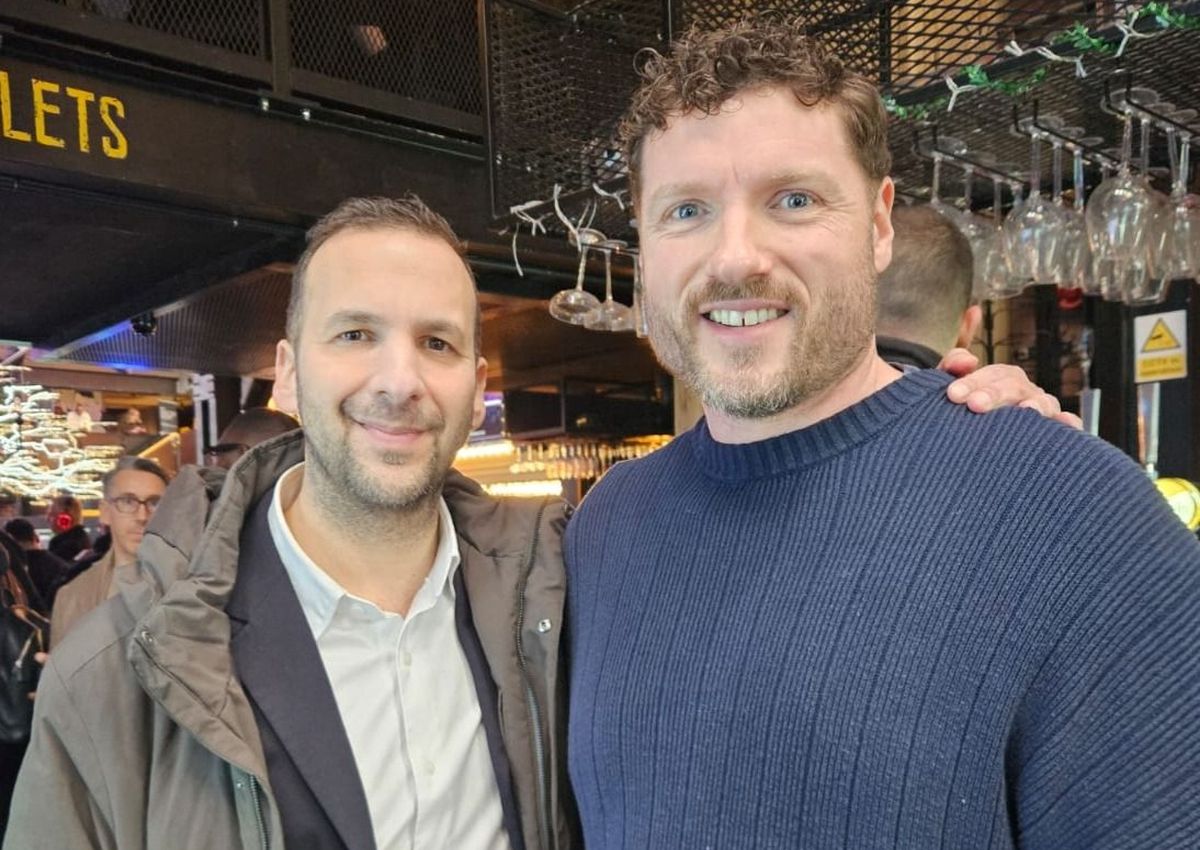 With Green Party leader Zack Polanski. Conversations with politicians of every stripe are the job